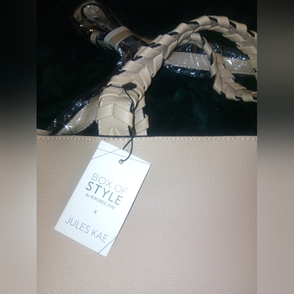 NWT Jules Kae X Rachel Zoe Charlotte Vegan Leather Tote/Crossbody - Picture 13 of 15